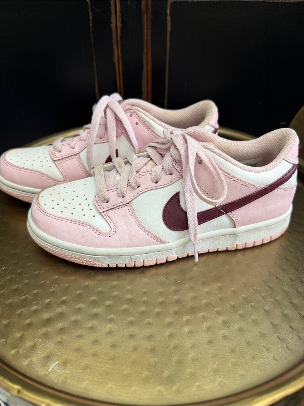 Nike Dunk Low Pink Foam Sneakers CW1590 GS